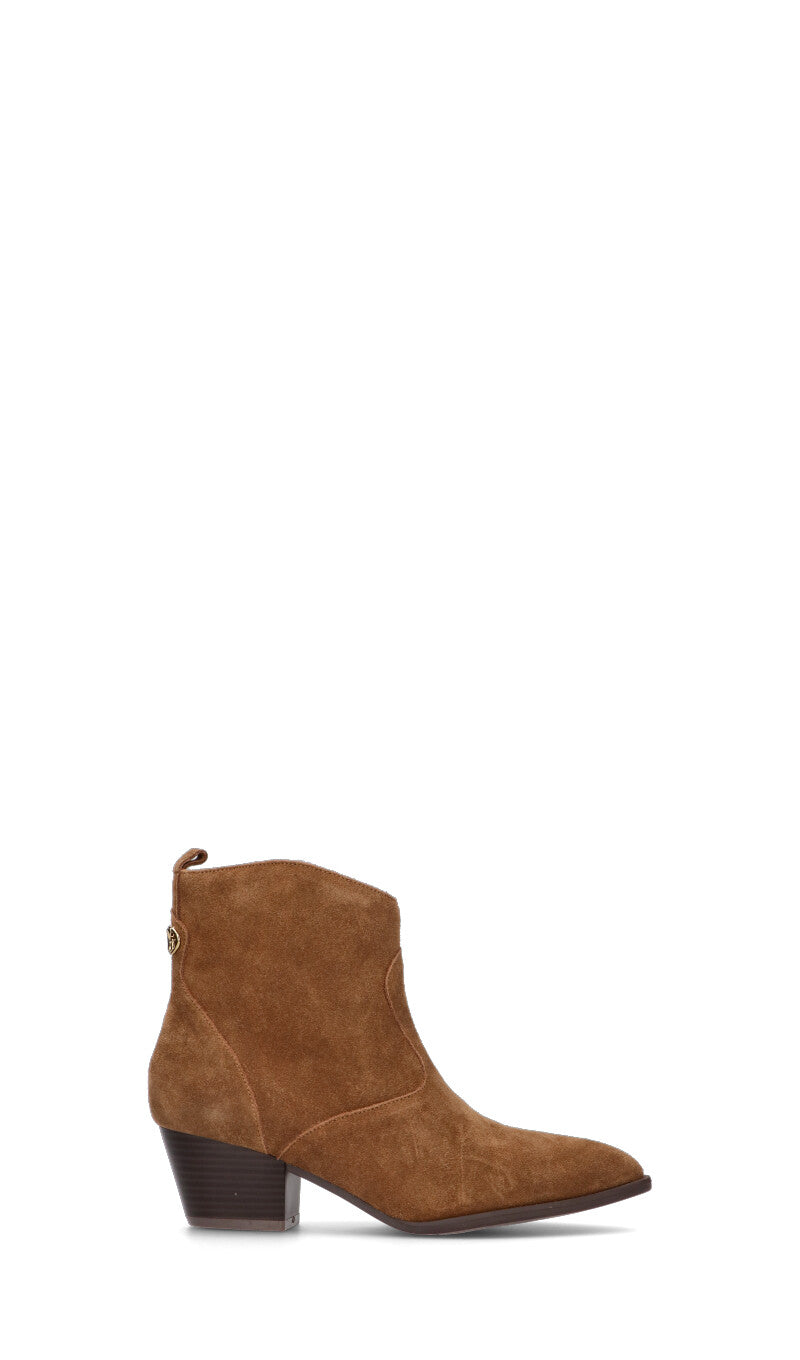 GUESS Tronchetto donna marrone in suede