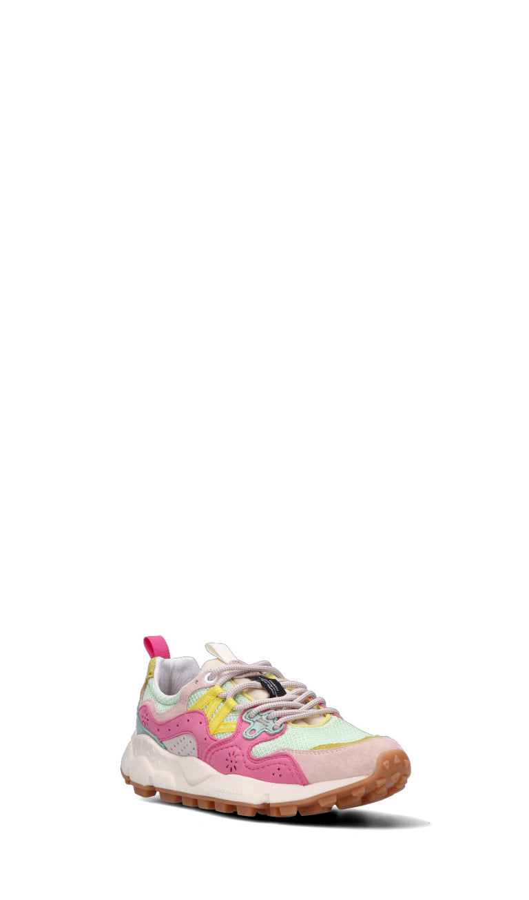 FLOWER MOUNTAIN Sneaker donna rosa/acquamarina