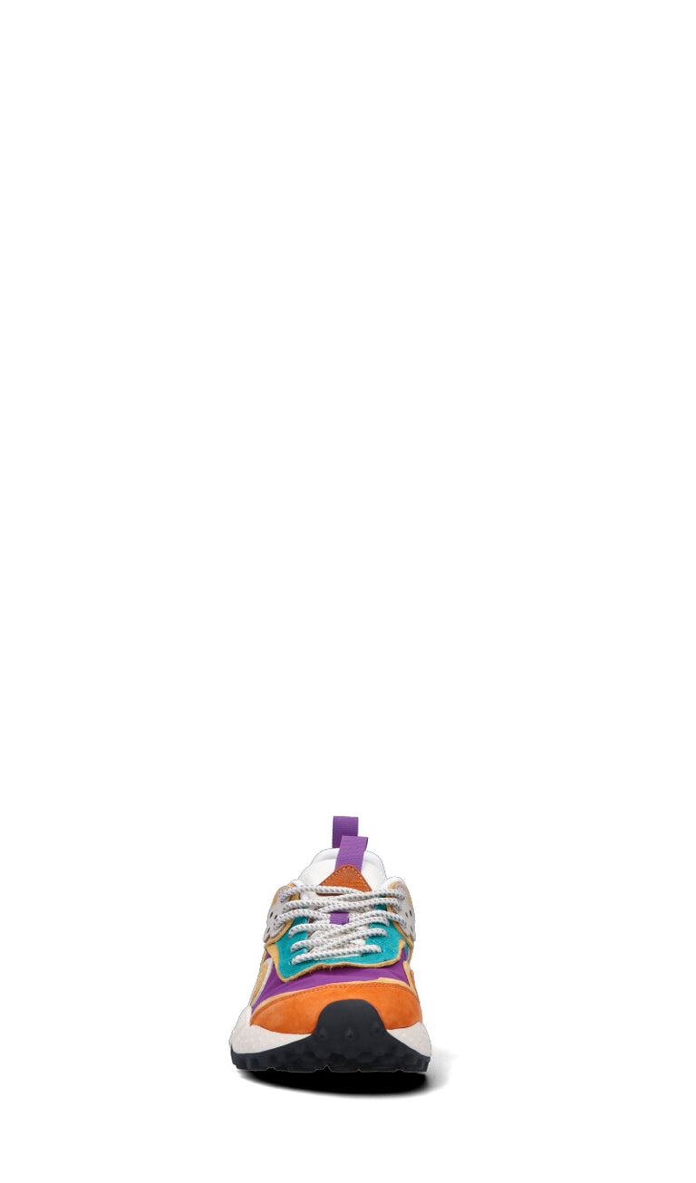 FLOWER MOUNTAIN Sneaker donna gialla/viola/arancione