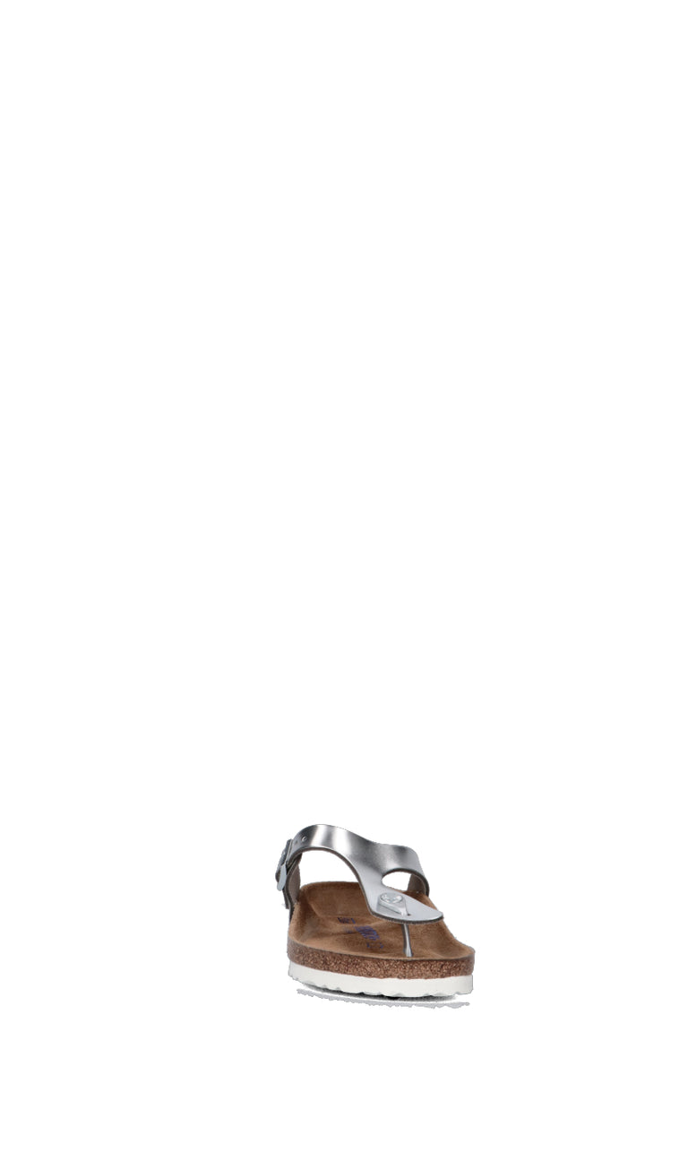 BIRKENSTOCK GIZEH Ciabatta donna argento