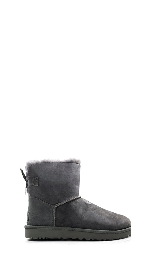 UGG MINI BAILEY BOW II Ugg donna grigio in suede