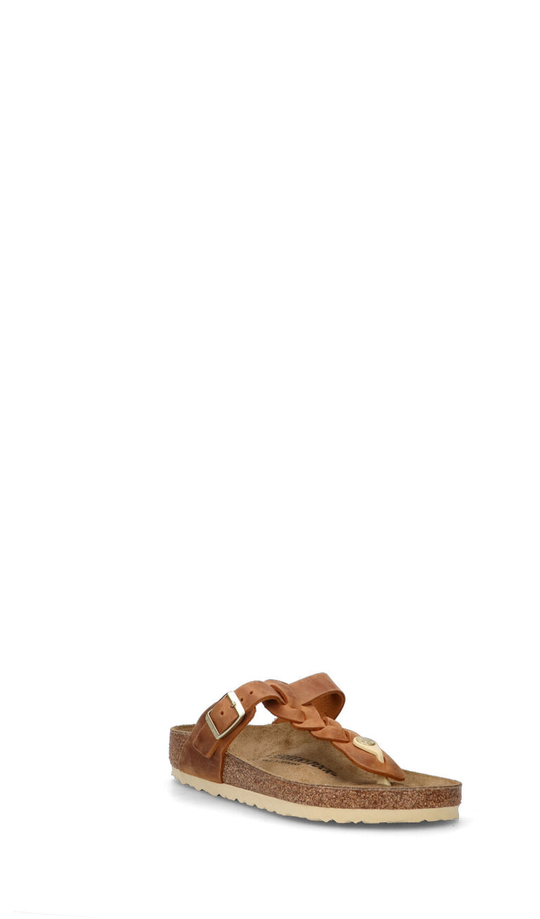 BIRKENSTOCK GIZEH BRAIDED Ciabatta donna marrone in suede