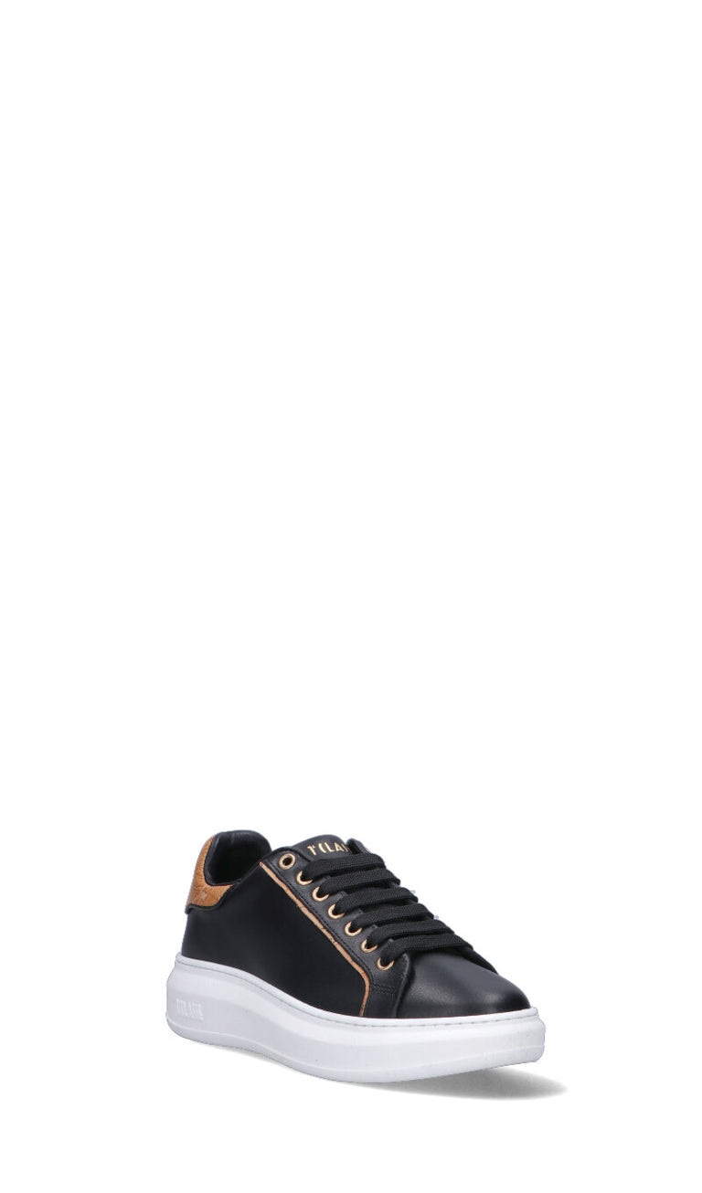 ALVIERO MARTINI Sneaker ragazza nera in pelle