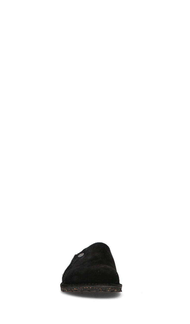 BIRKENSTOCK Ciabatta donna nera in suede