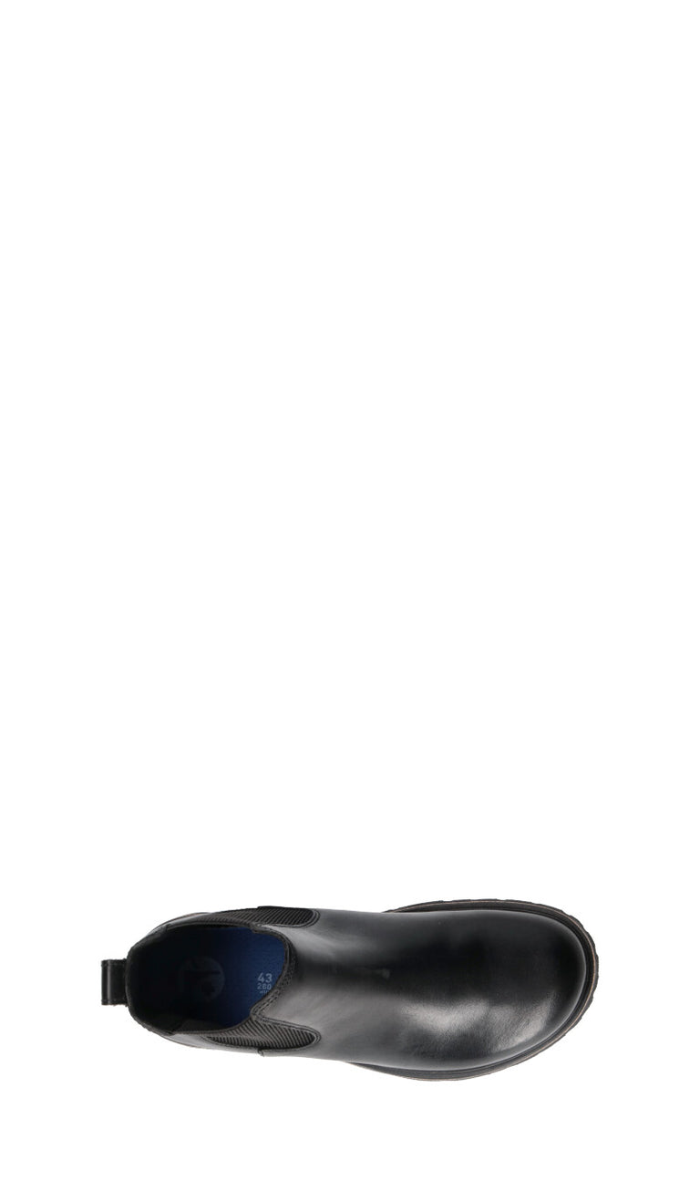 BIRKENSTOCK - HIGHWOOD SLIP ON Beatles uomo nero in pelle