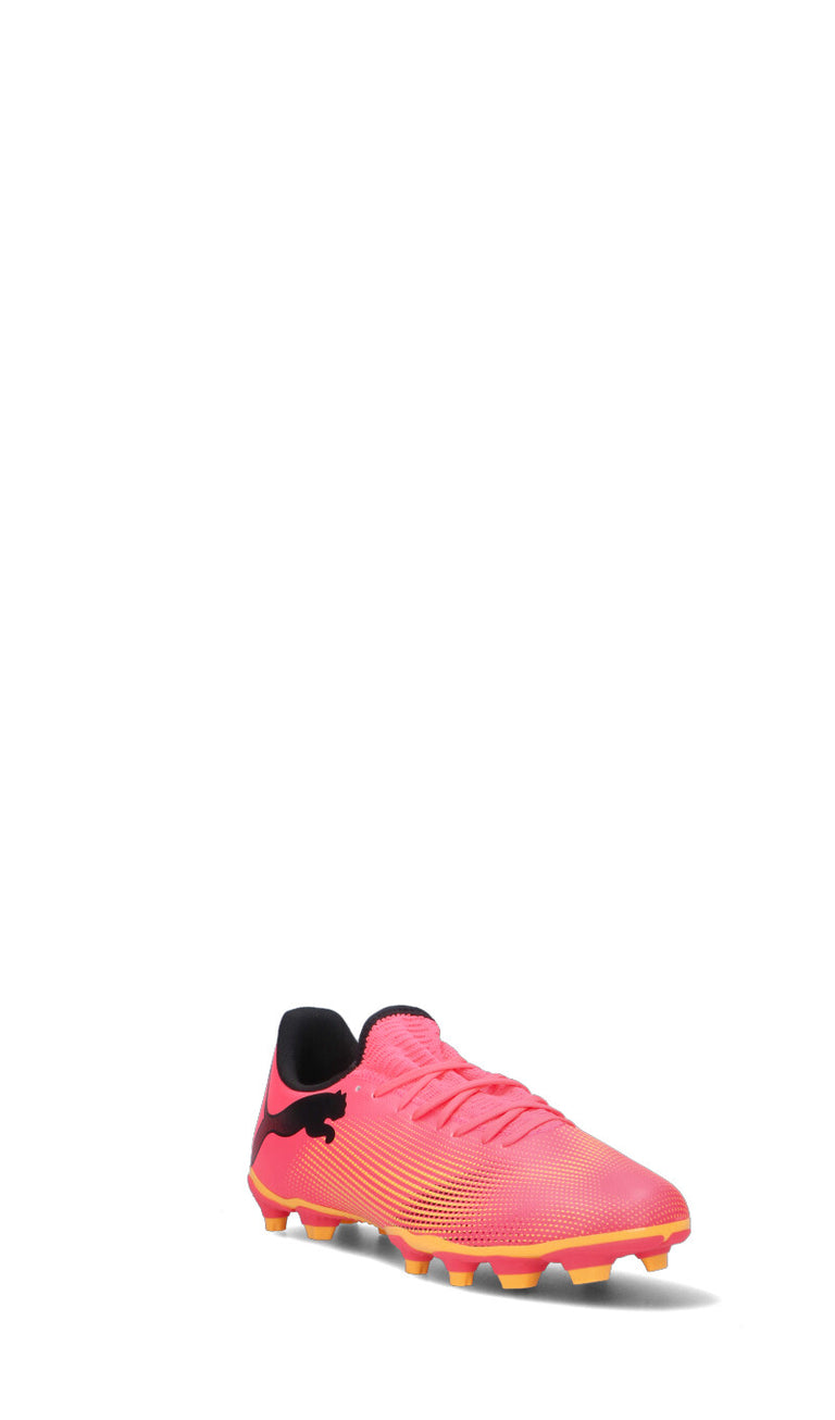 PUMA FUTURE 7 PLAY FG/AG Jr Scarpa ragazzo rosa/gialla