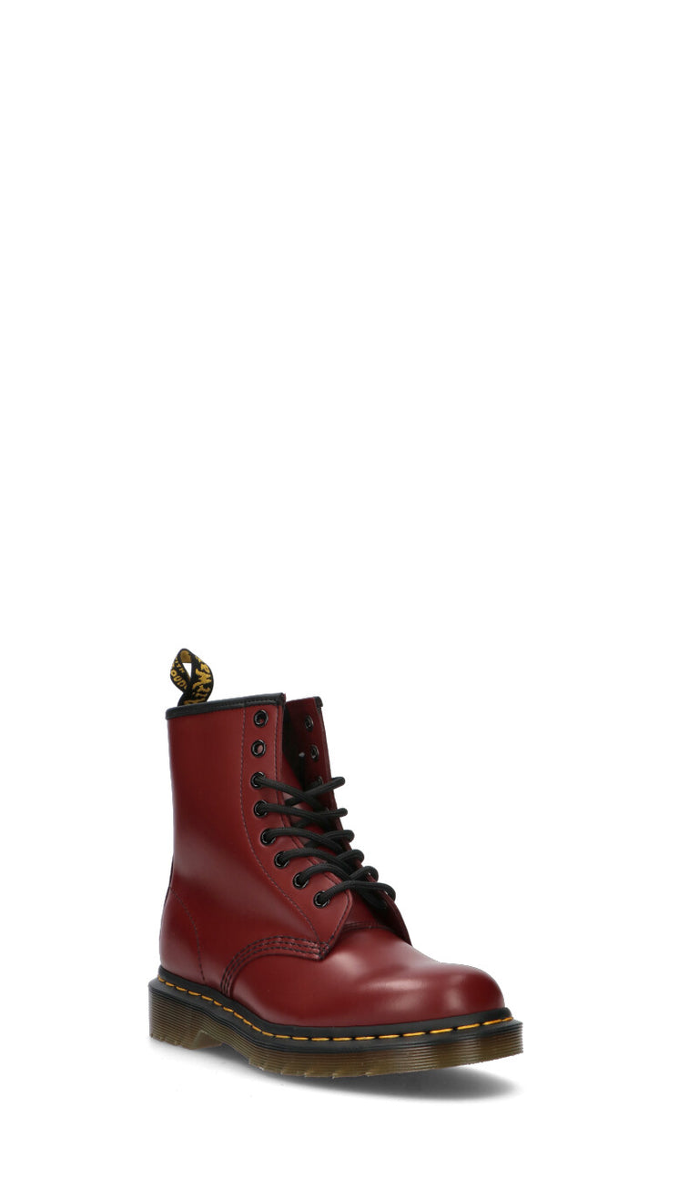 DR. MARTENS - 1460 Anfibio donna cherry red smooth in pelle