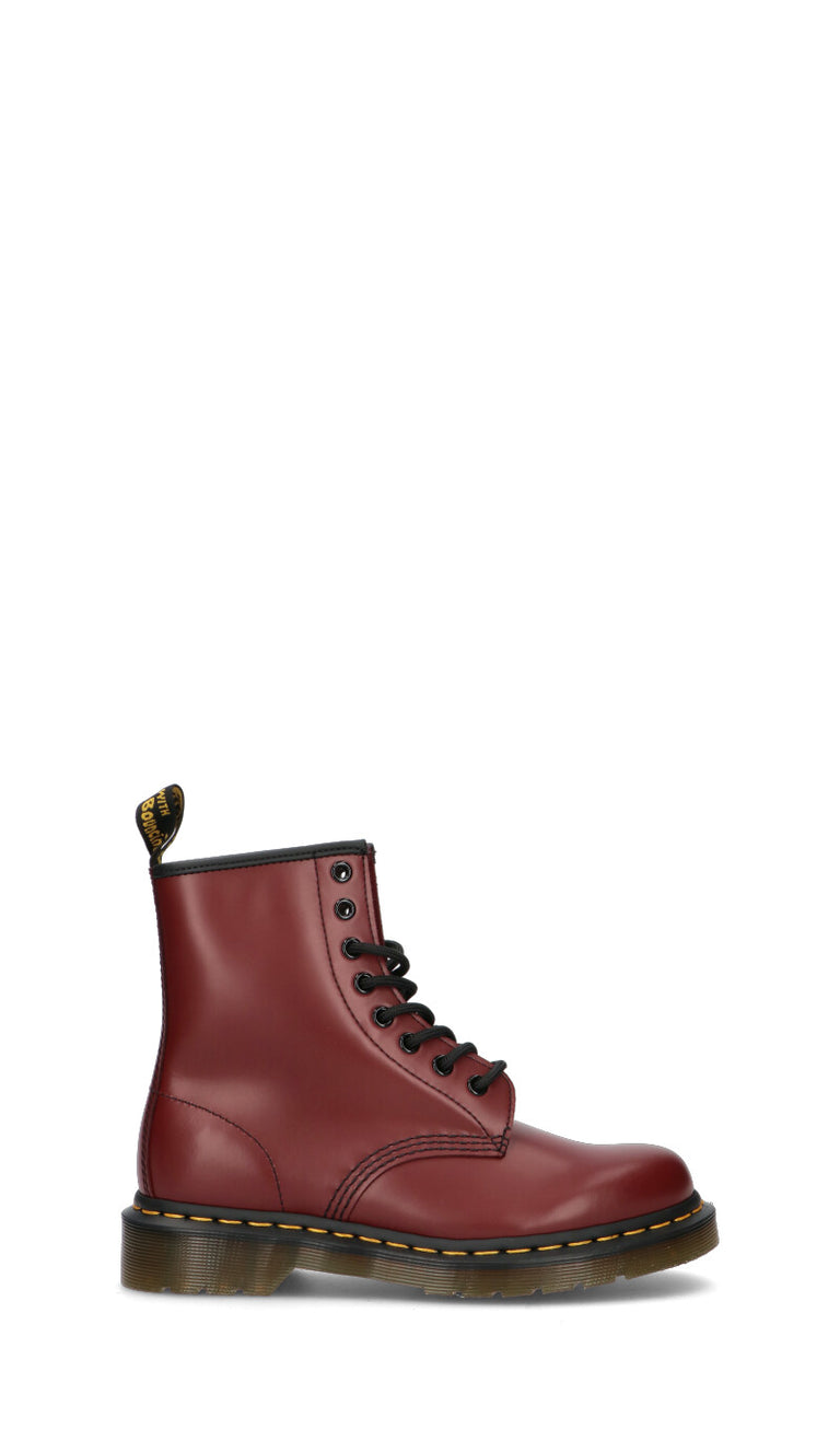 DR. MARTENS - 1460 Anfibio donna cherry red smooth in pelle