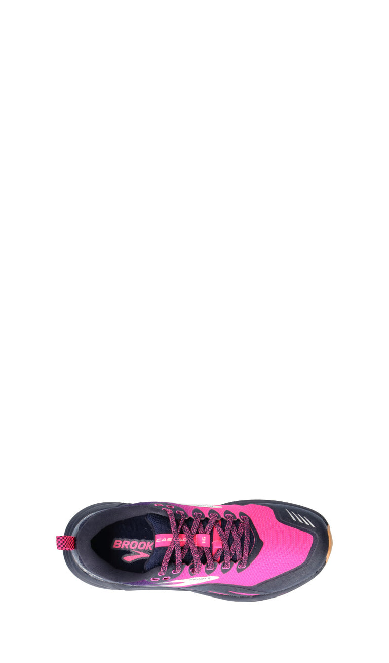 BROOKS CASCADIA 16 Scarpa running donna nera/rosa