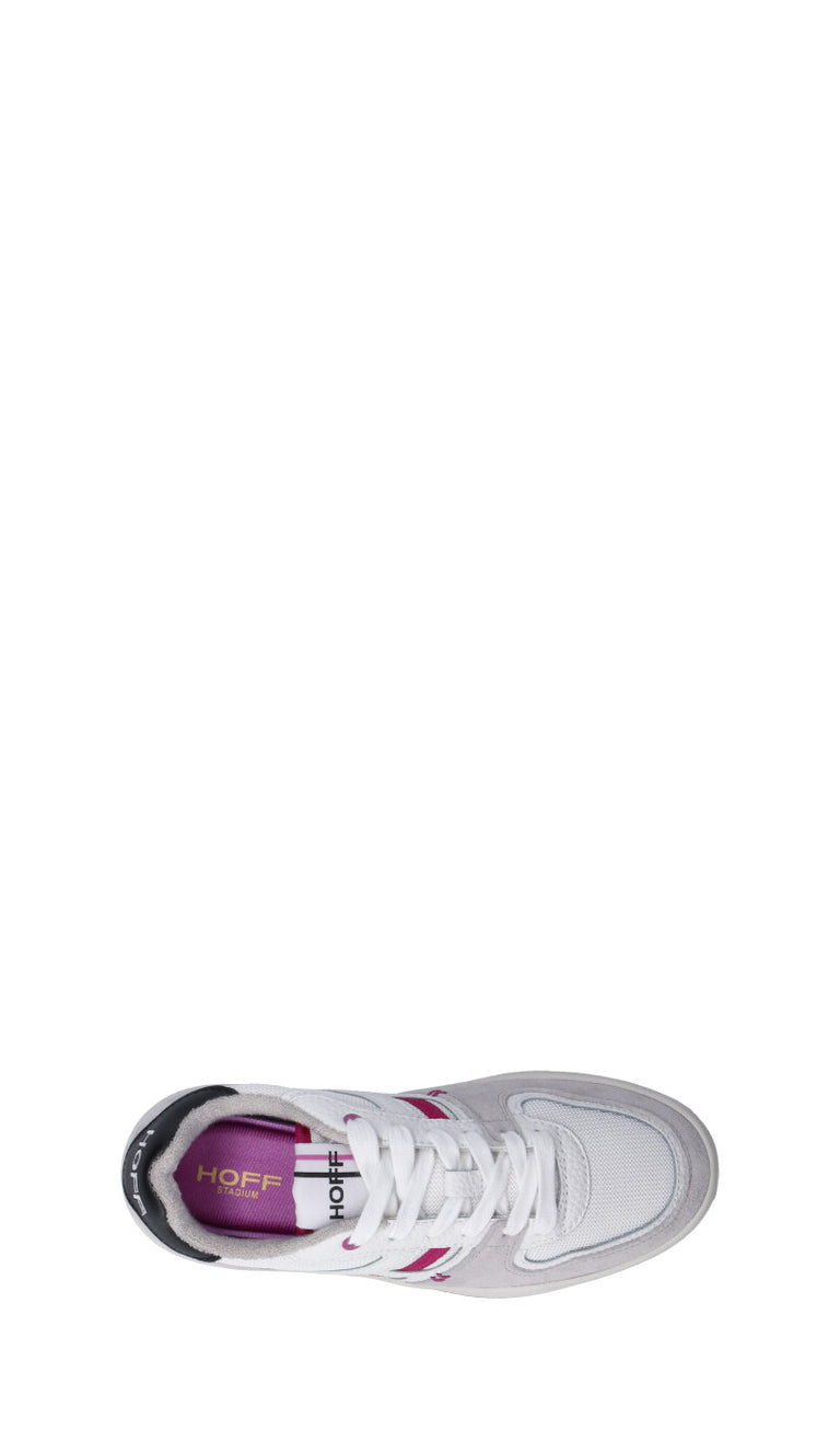 HOFF Sneaker donna grigia chiara/rosa in pelle