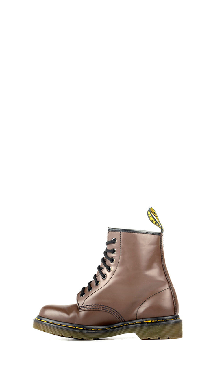 DR. MARTENS Anfibio donna marrone in pelle