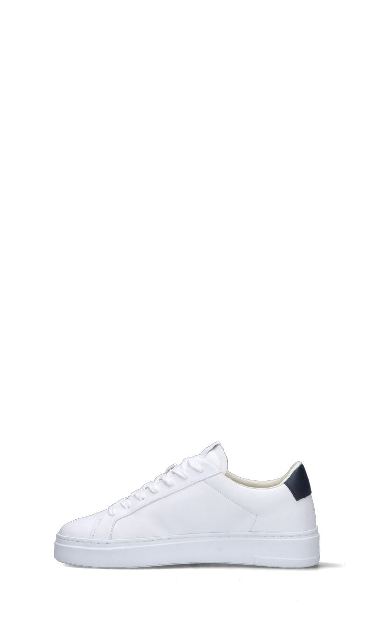 CRIME Sneaker uomo bianca in pelle