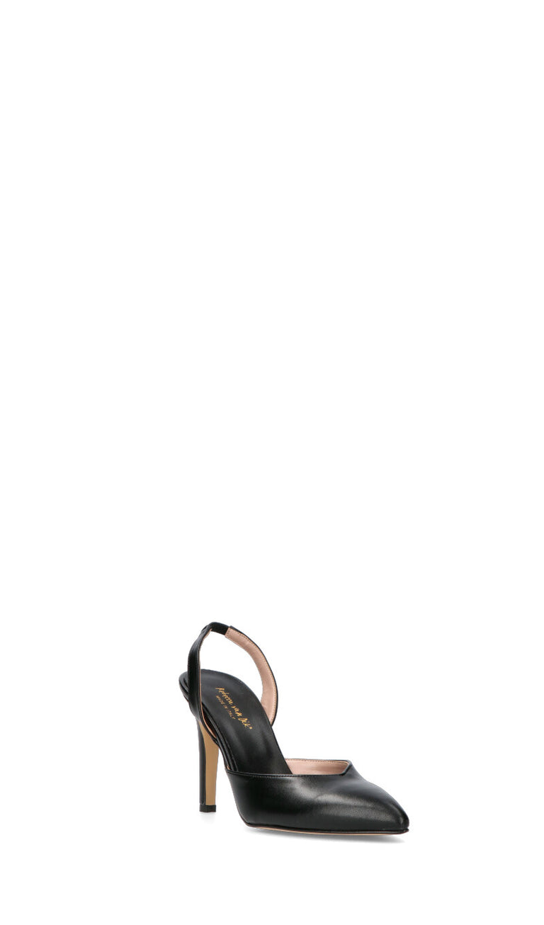 REBECCA VAN DIK Slingback donna nera