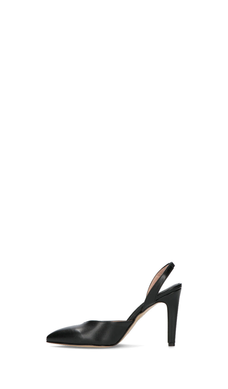 REBECCA VAN DIK Slingback donna nera