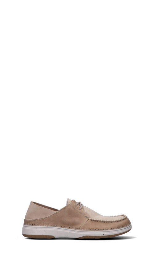 CLARKS CORE Sneaker uomo beige in pelle