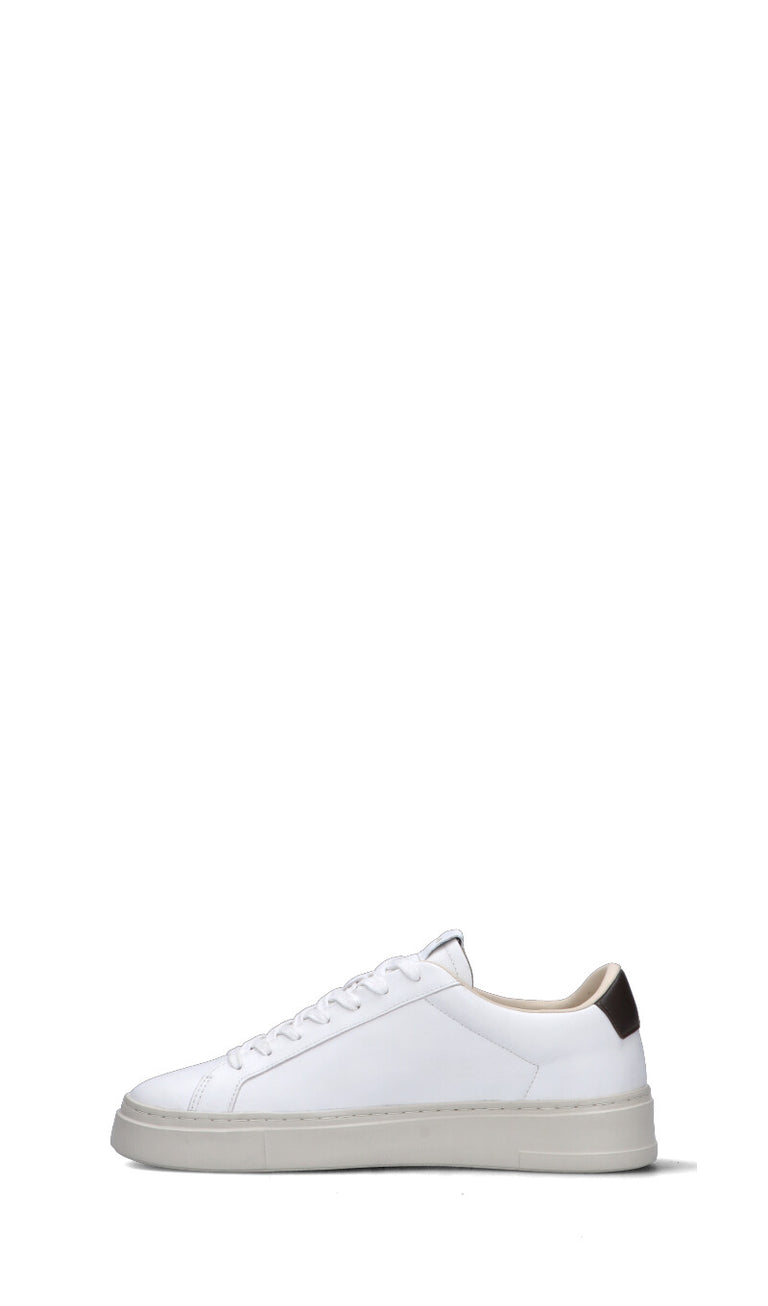 CRIME Sneaker uomo bianca in pelle