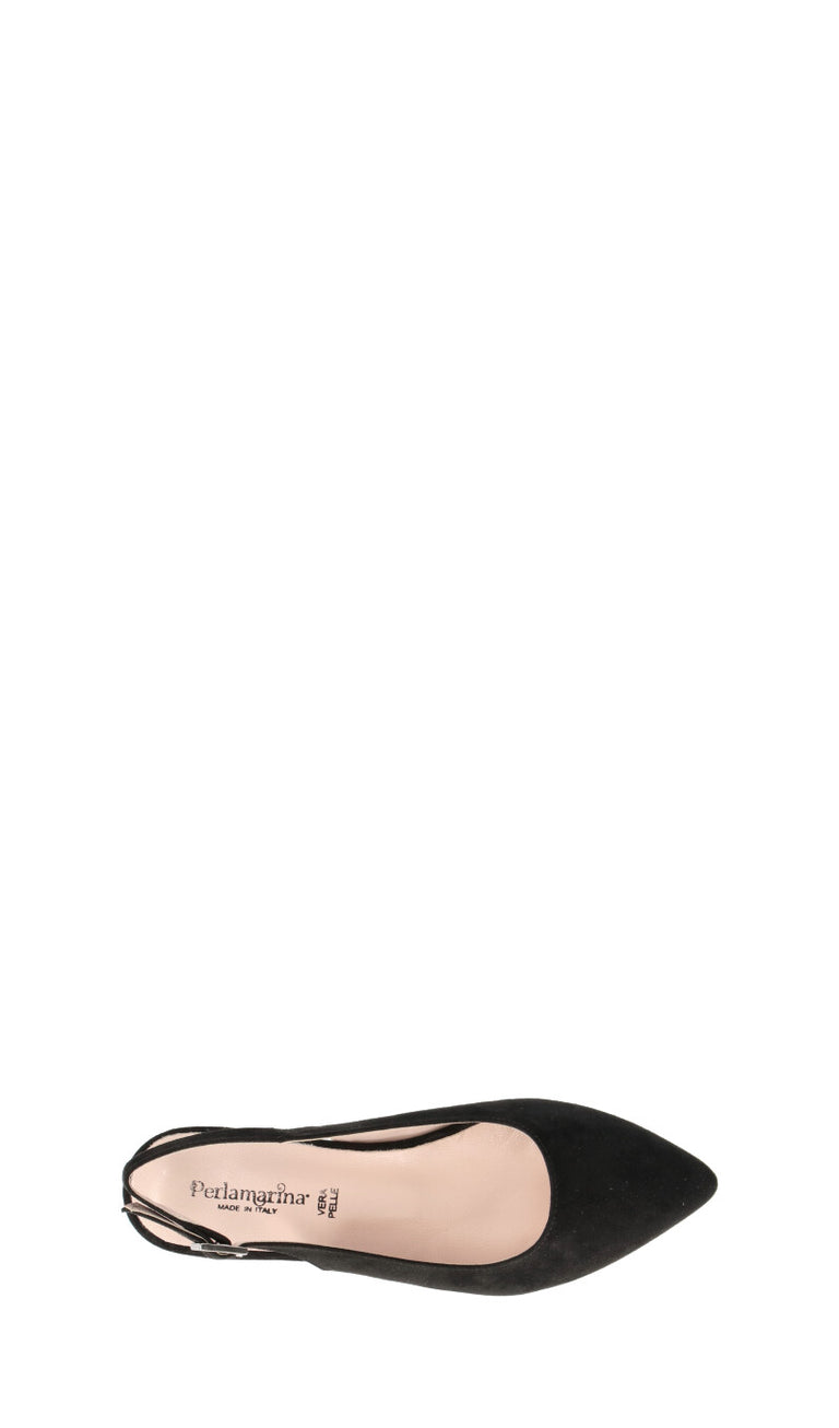 PERLAMARINA Slingback donna nera