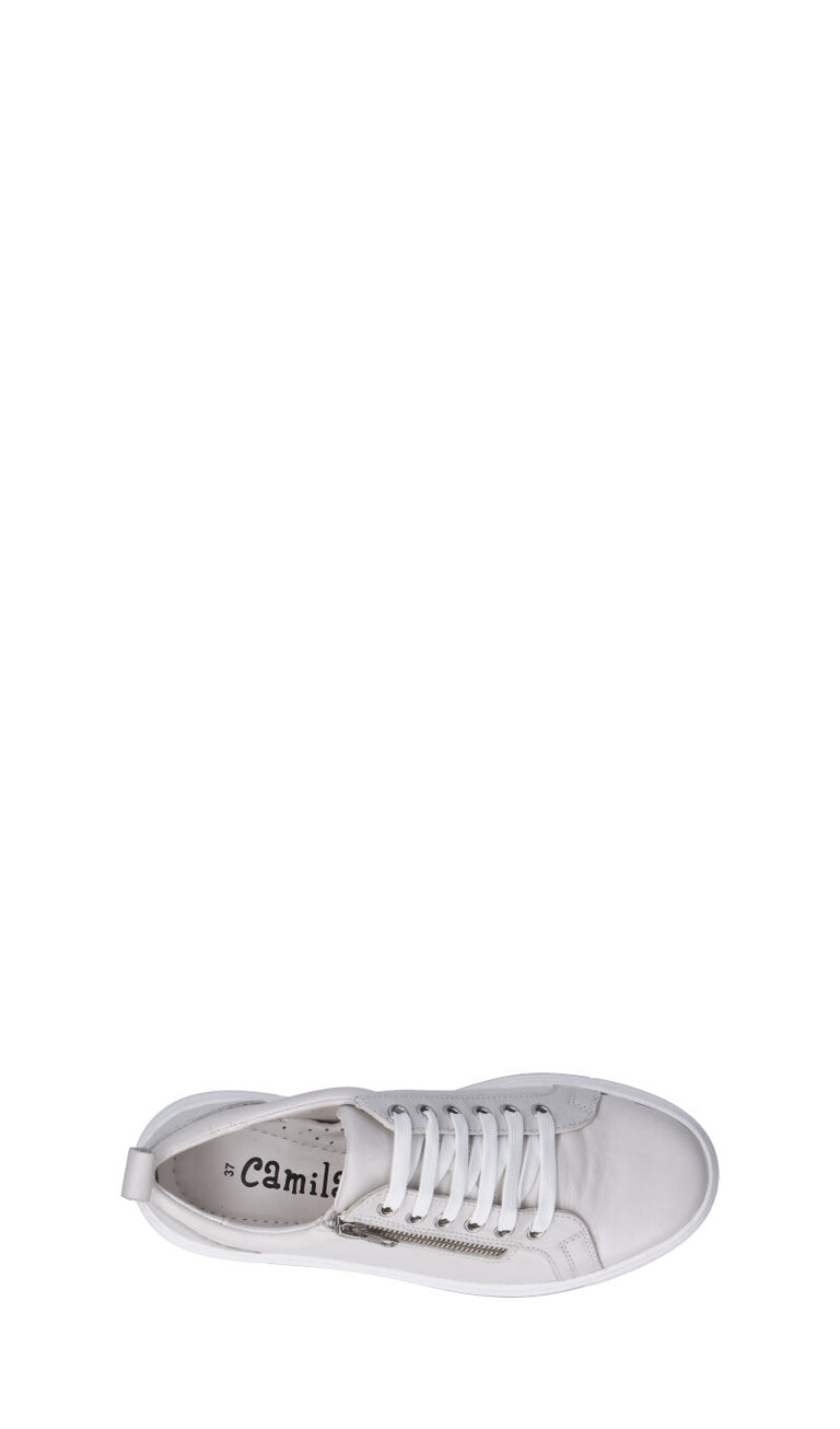 CAMILA Sneaker donna bianca in pelle