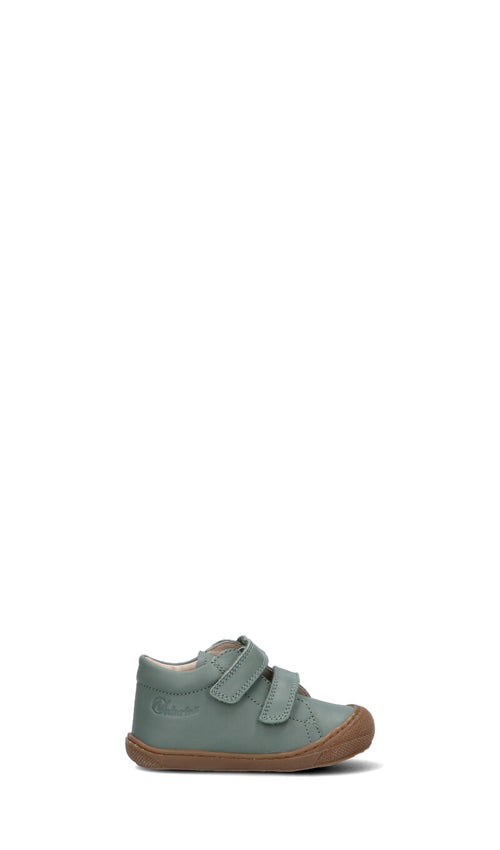 NATURINO Sneaker bimbo verde in pelle