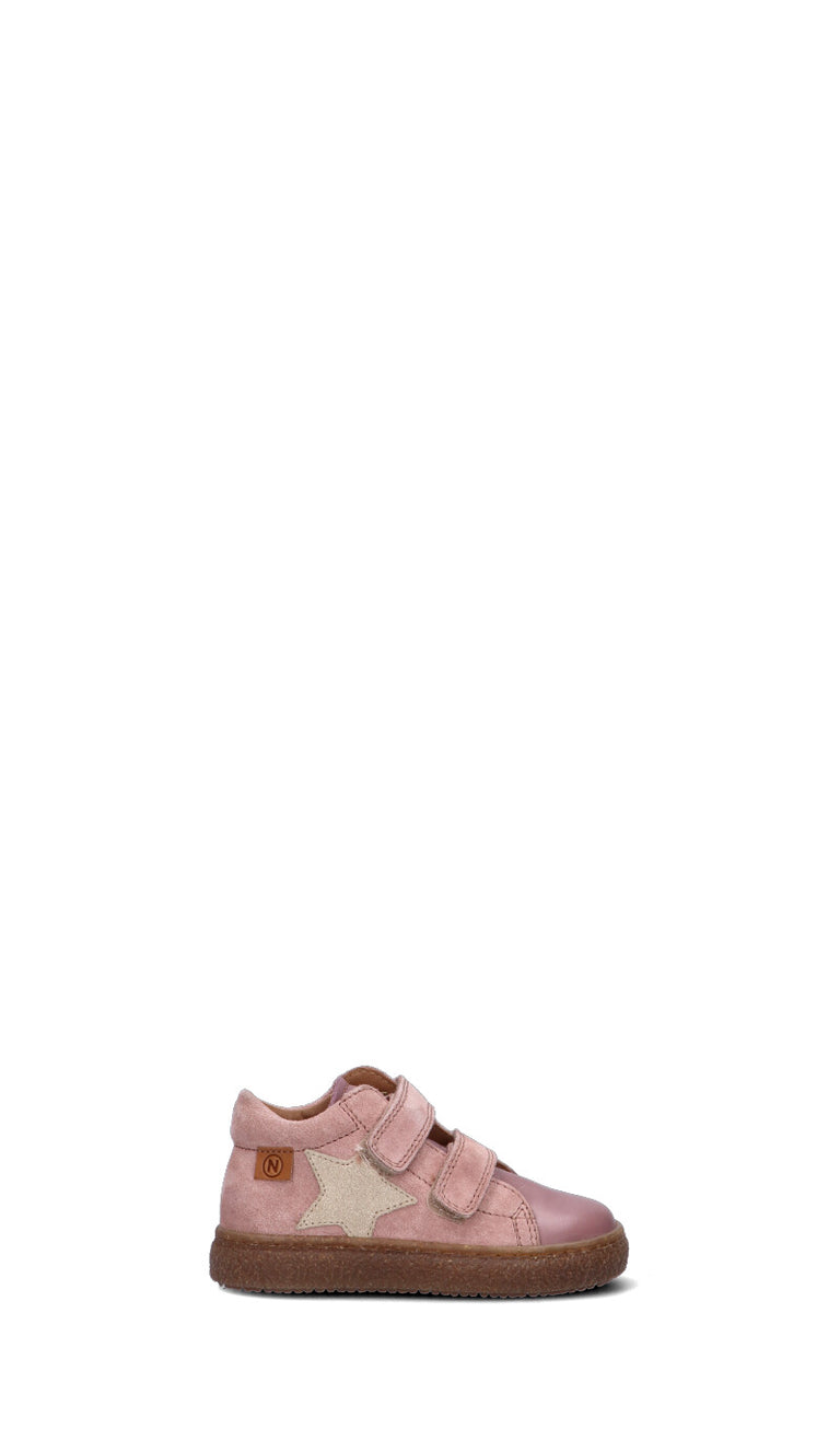 NATURINO Sneaker bimba rosa in pelle