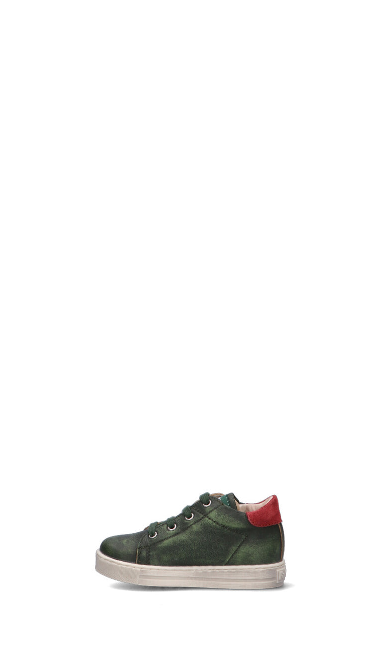 FALCOTTO Sneaker bimbo verde/rossa/gialla in suede