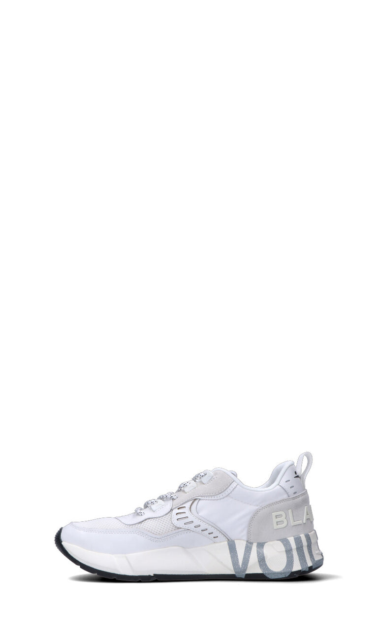 VOILE BLANCHE Sneaker uomo bianca in pelle