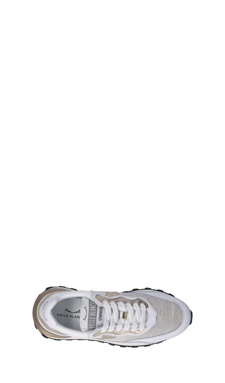 VOILE BLANCHE Sneaker donna bianca/oro