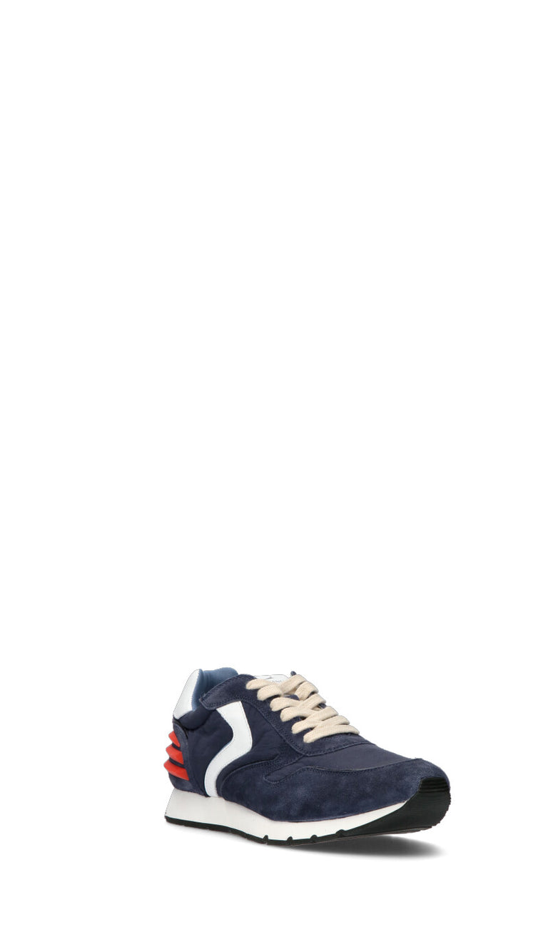 VOILE BLANCHE Sneaker uomo blu in suede