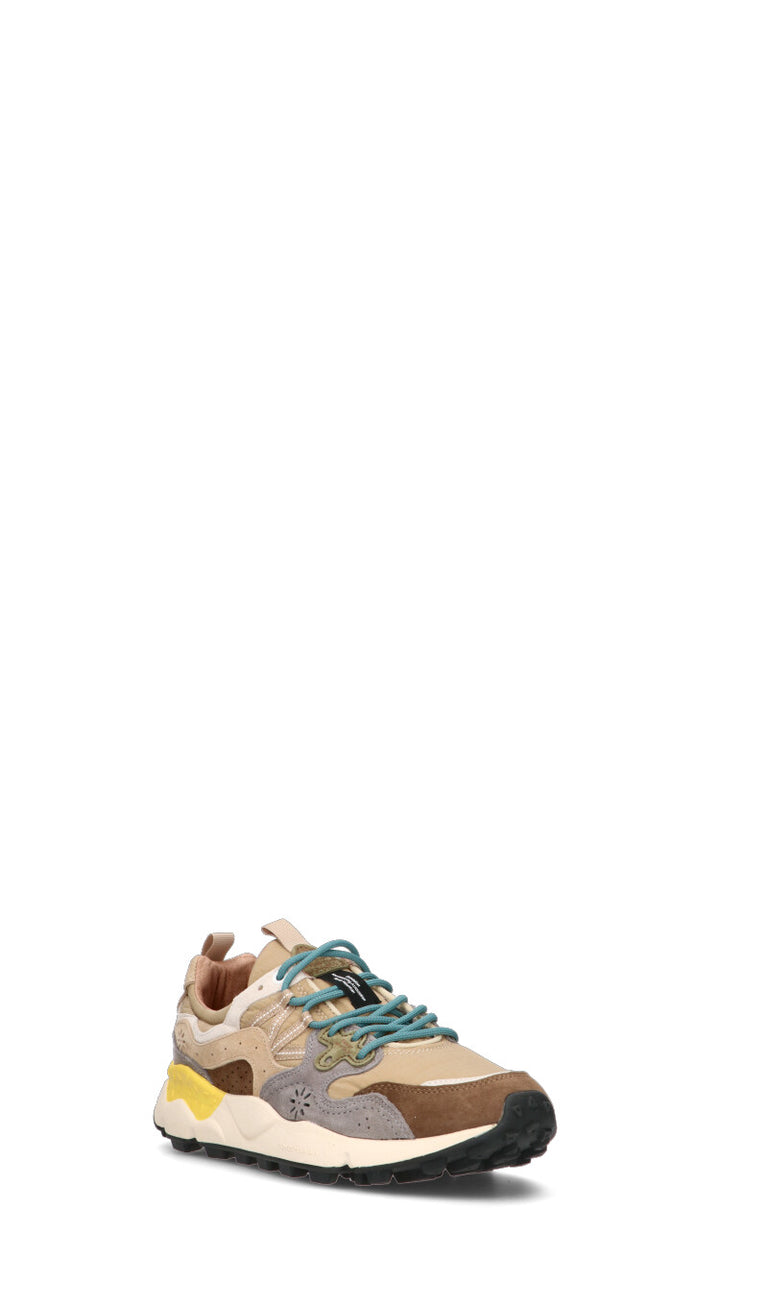 FLOWER MOUNTAIN Sneaker uomo beige in suede