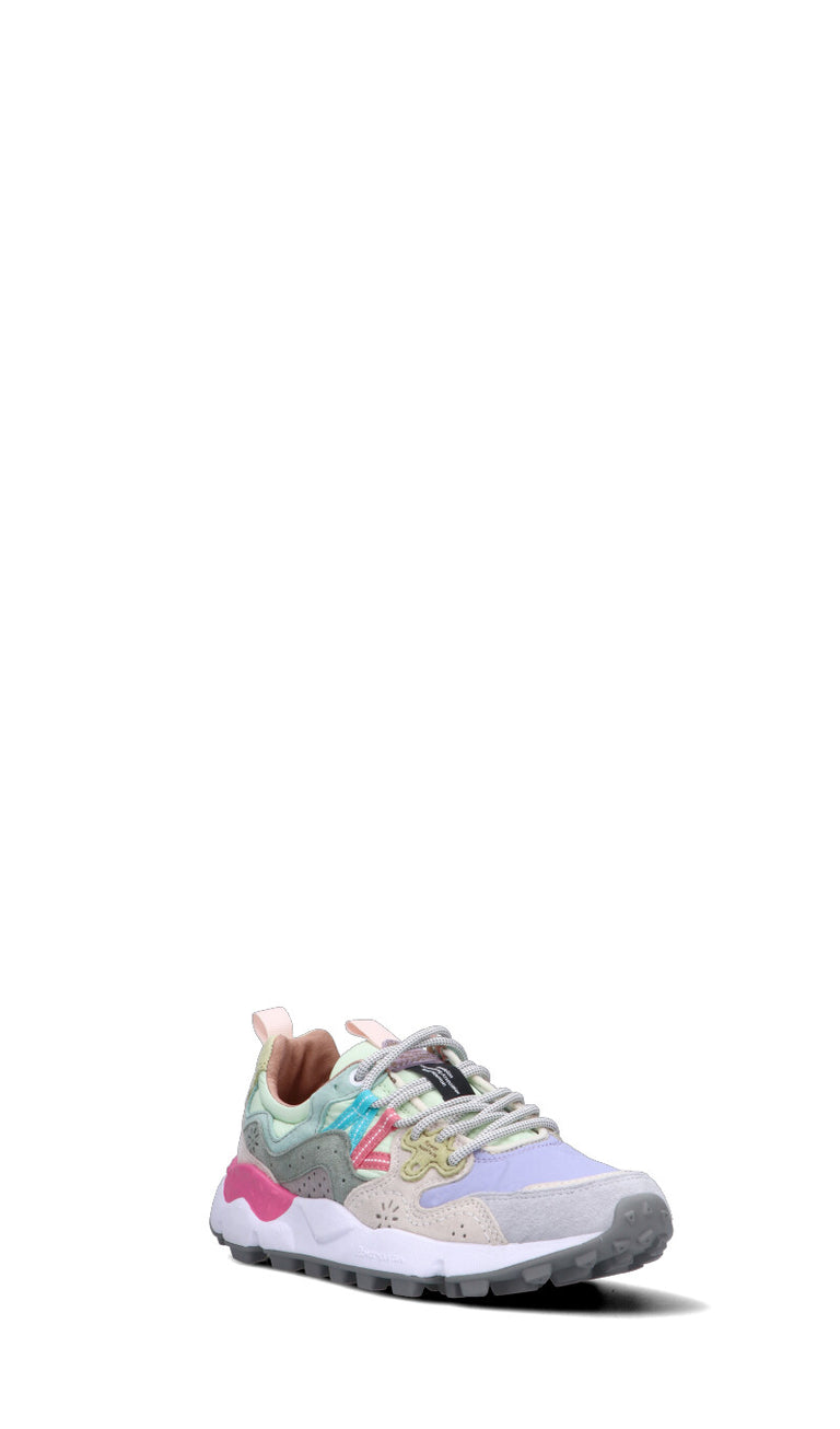 FLOWER MOUNTAIN Sneaker donna multicolor in suede