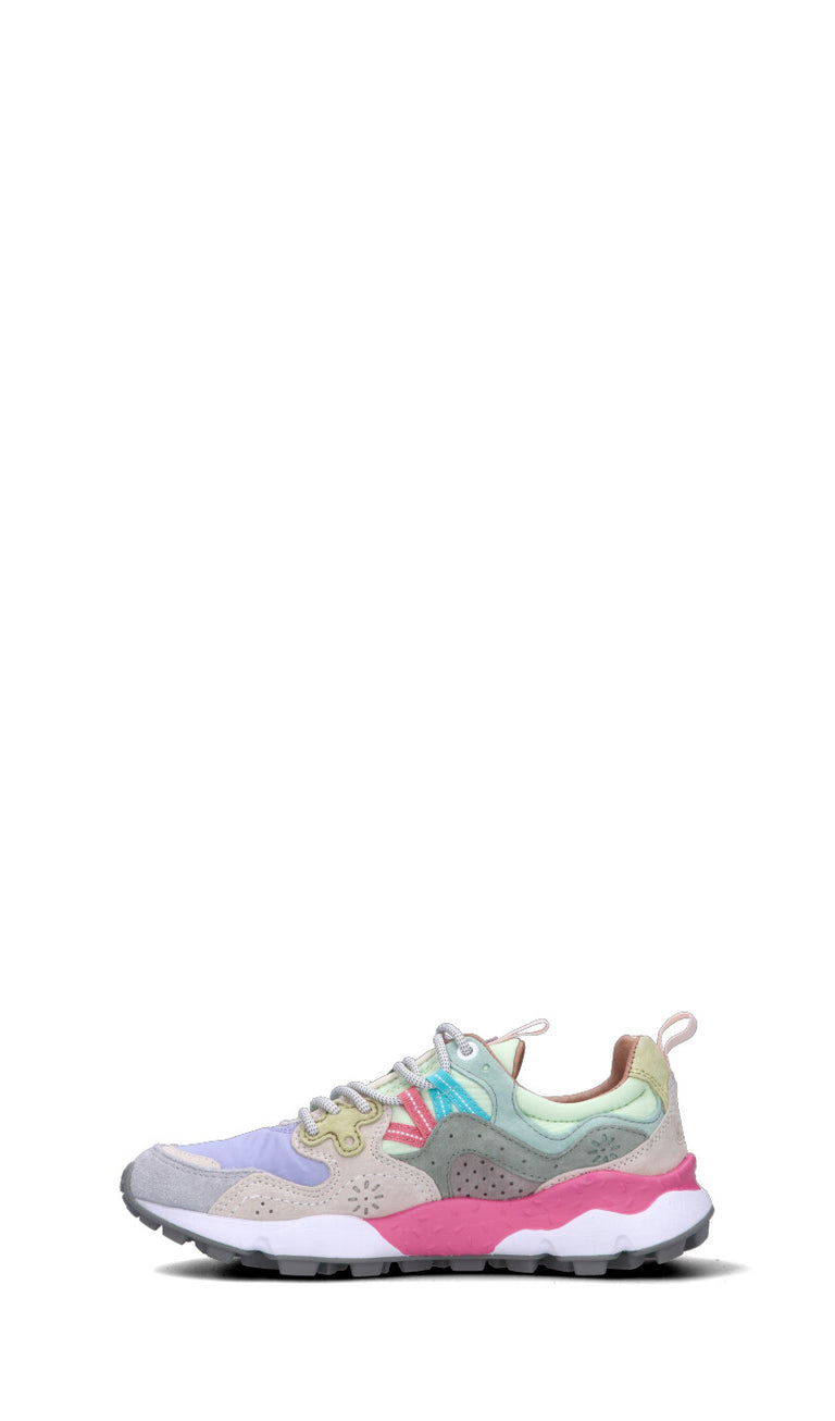 FLOWER MOUNTAIN Sneaker donna multicolor in suede