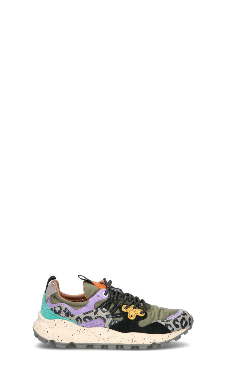 FLOWER MOUNTAIN Sneaker donna multicolor in suede