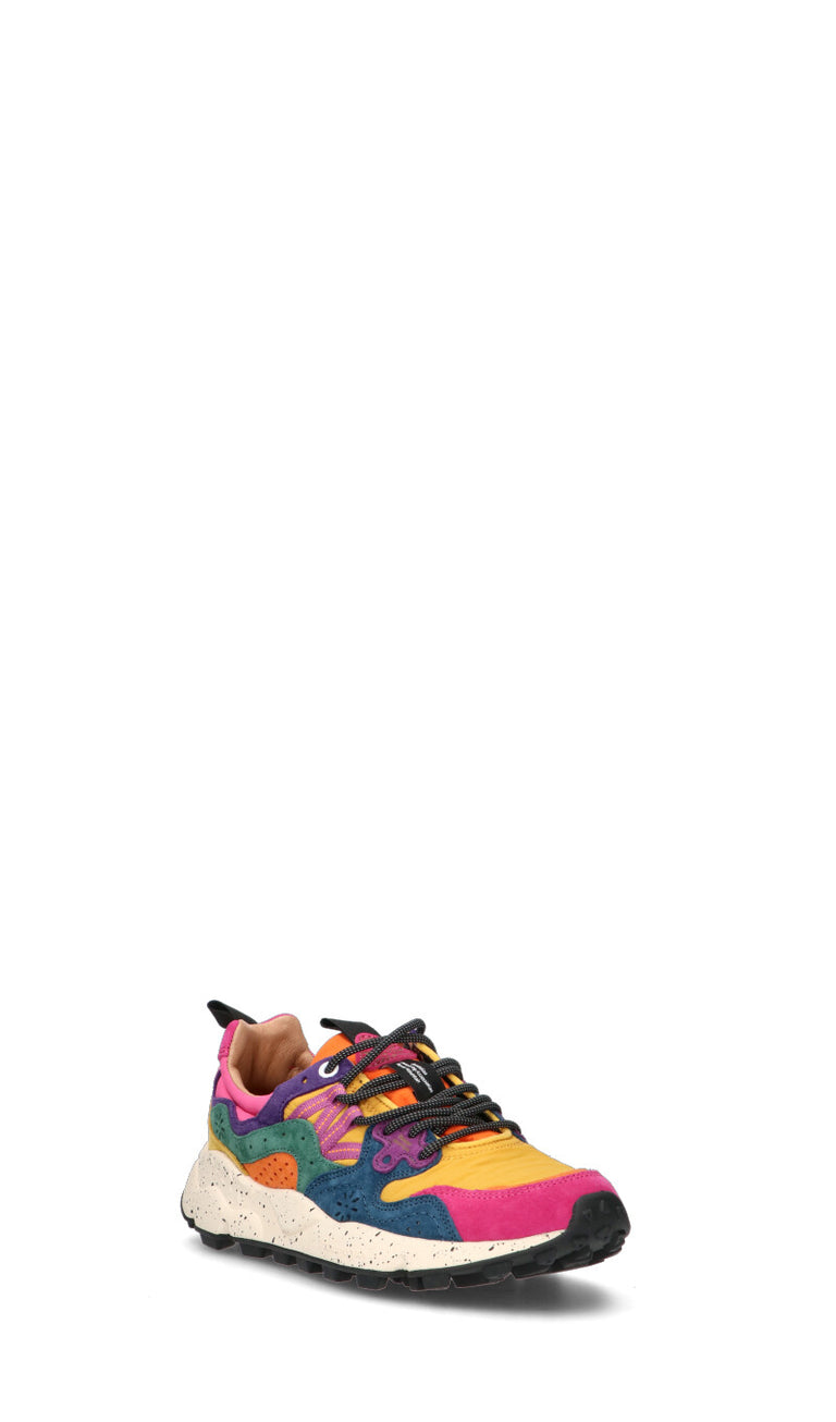 FLOWER MOUNTAIN Sneaker donna multicolor in suede