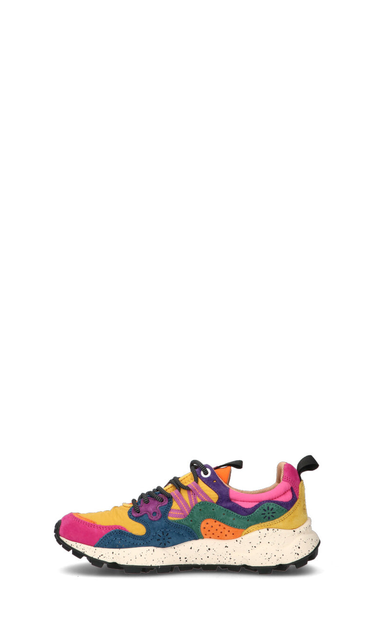 FLOWER MOUNTAIN Sneaker donna multicolor in suede