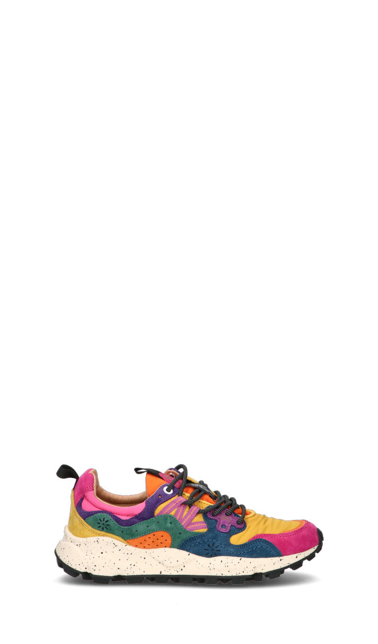 FLOWER MOUNTAIN Sneaker donna multicolor in suede