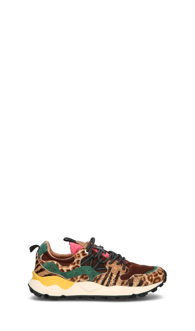 FLOWER MOUNTAIN Sneaker donna multicolor in suede