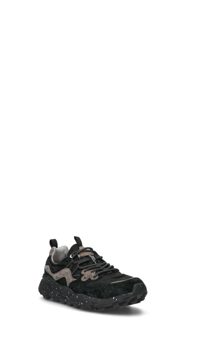 FLOWER MOUNTAIN Sneaker uomo nera in suede