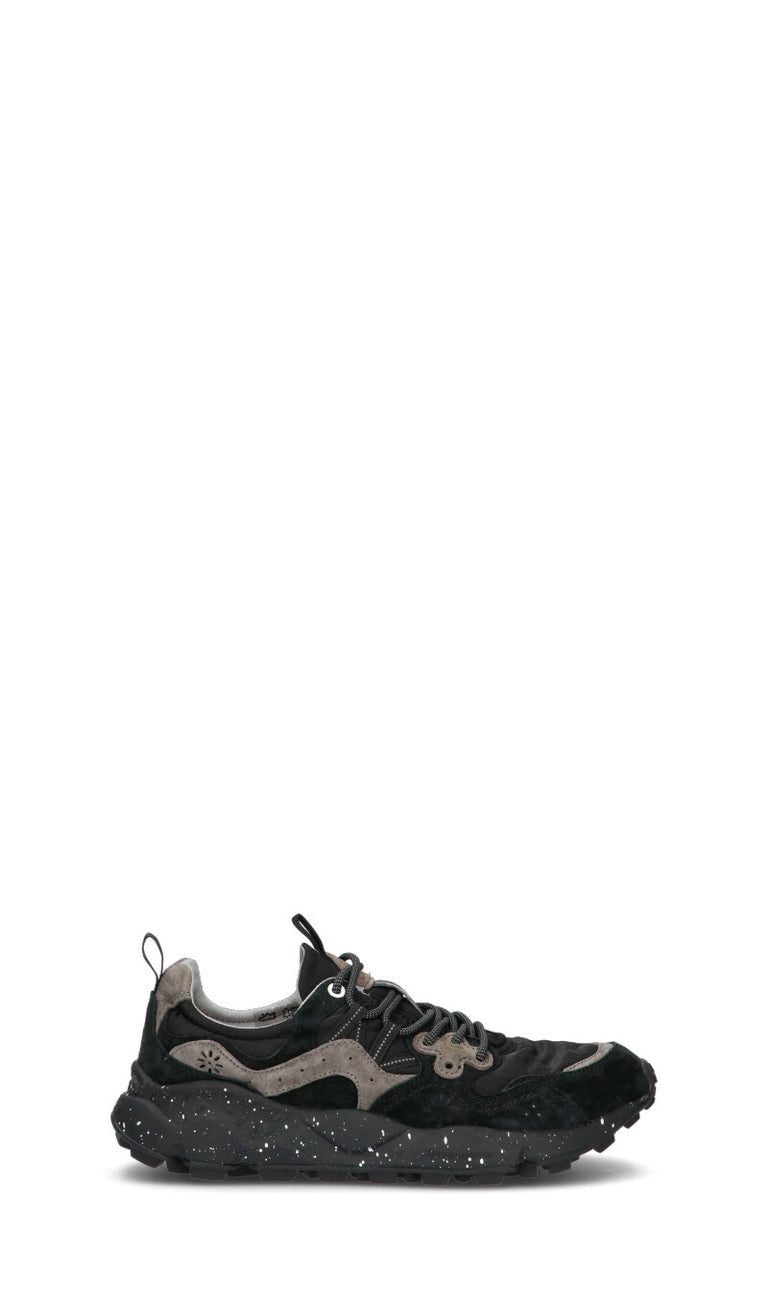 FLOWER MOUNTAIN Sneaker uomo nera in suede