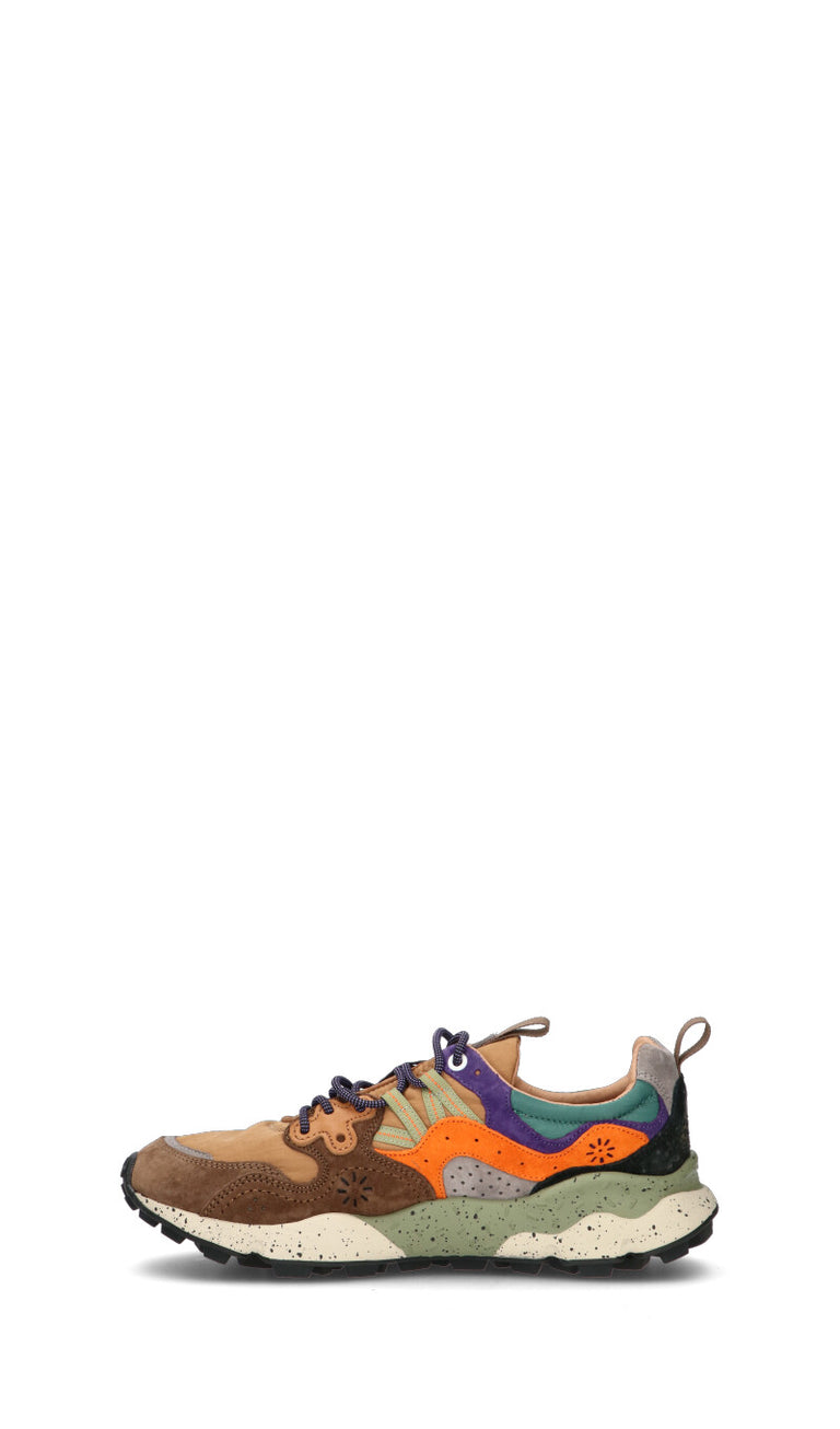 FLOWER MOUNTAIN Sneaker uomo multicolor in suede