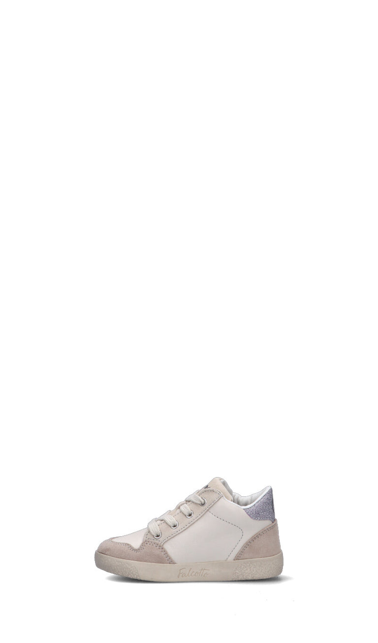 FALCOTTO Sneaker bimba beige in suede