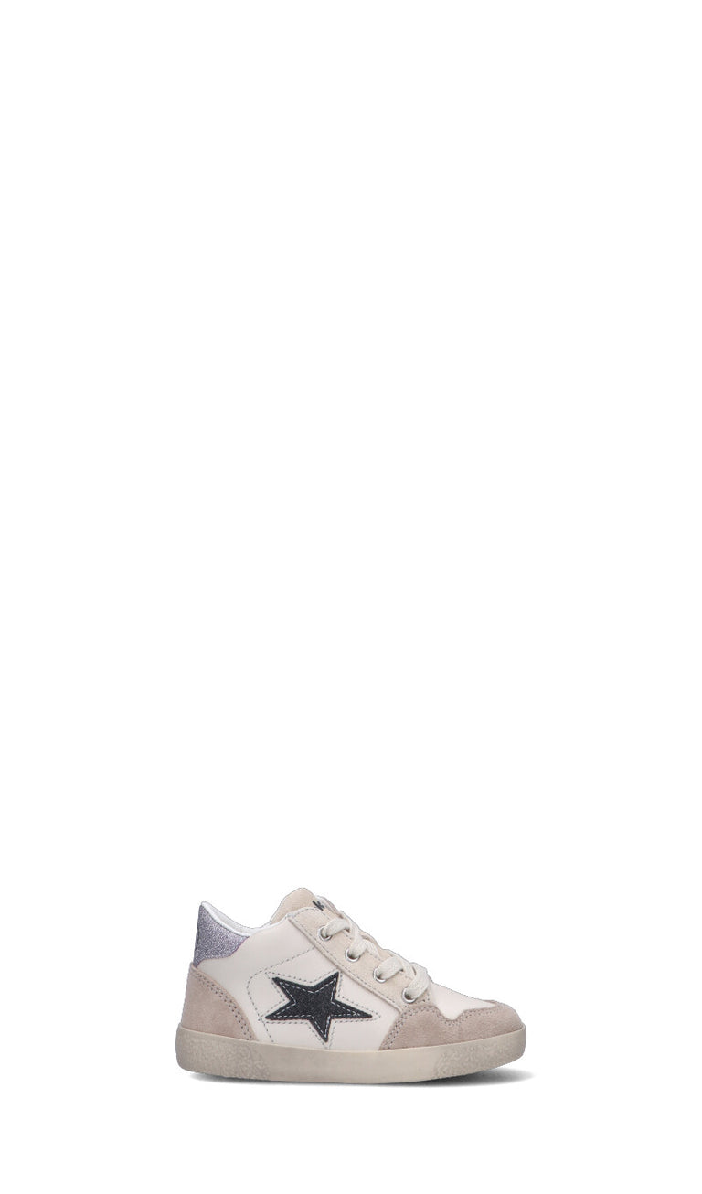 FALCOTTO Sneaker bimba beige in suede