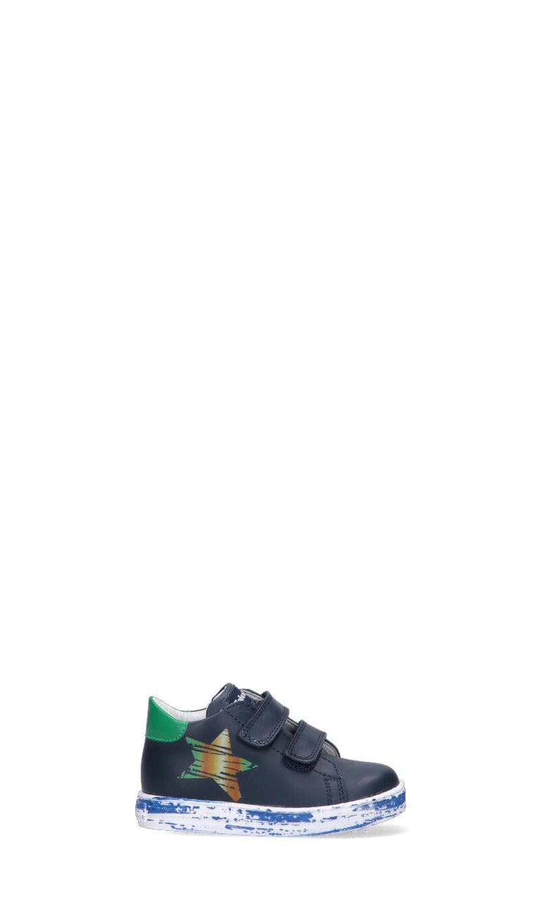 FALCOTTO Sneaker bimbo blu/verde in pelle