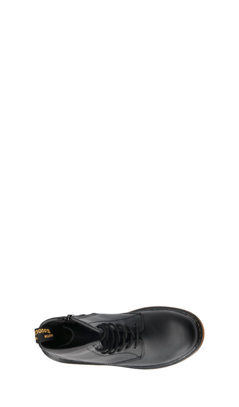 DR. MARTENS Anfibio ragazzo nero in pelle