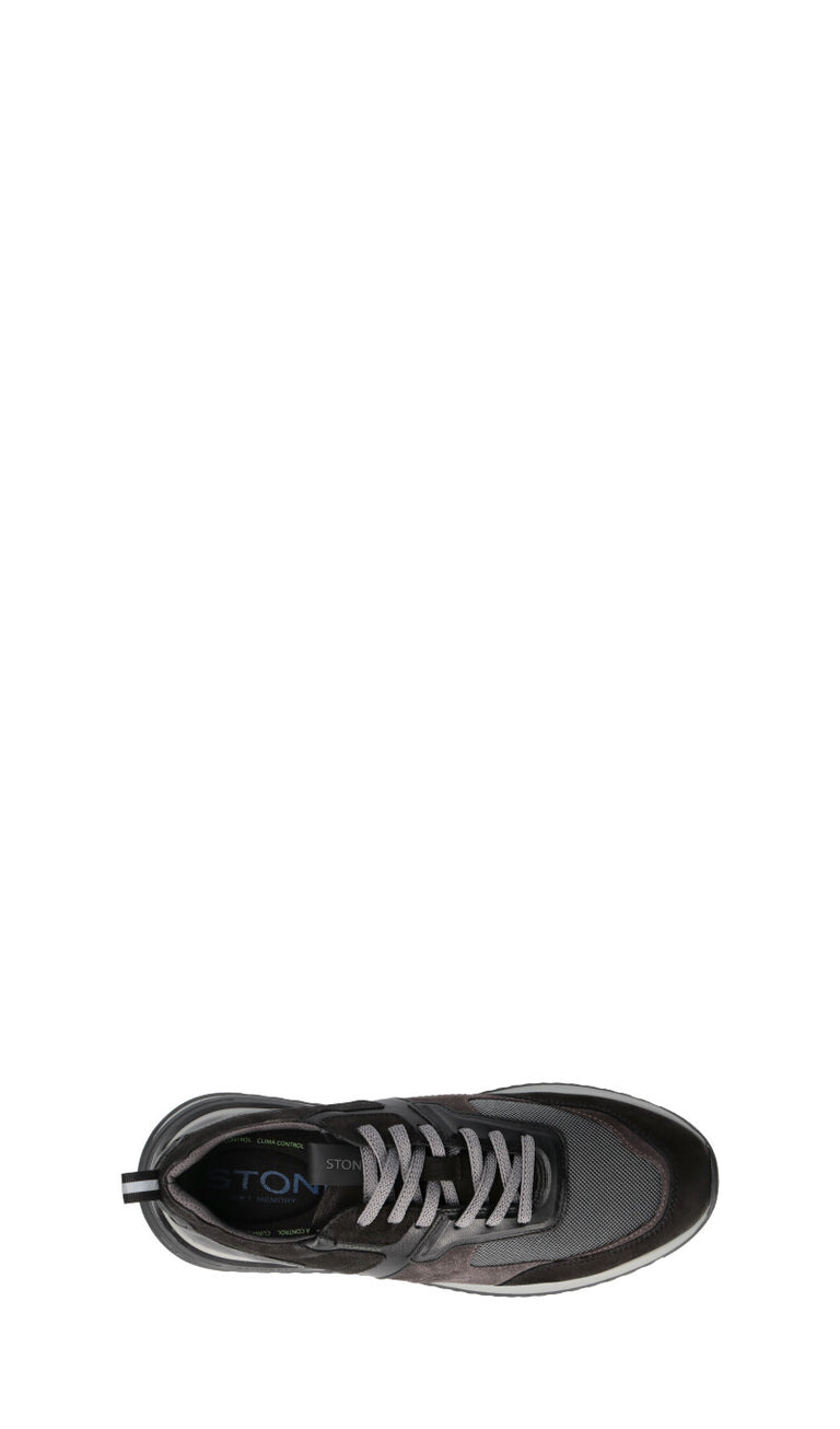 STONEFLY Sneaker uomo nera in pelle