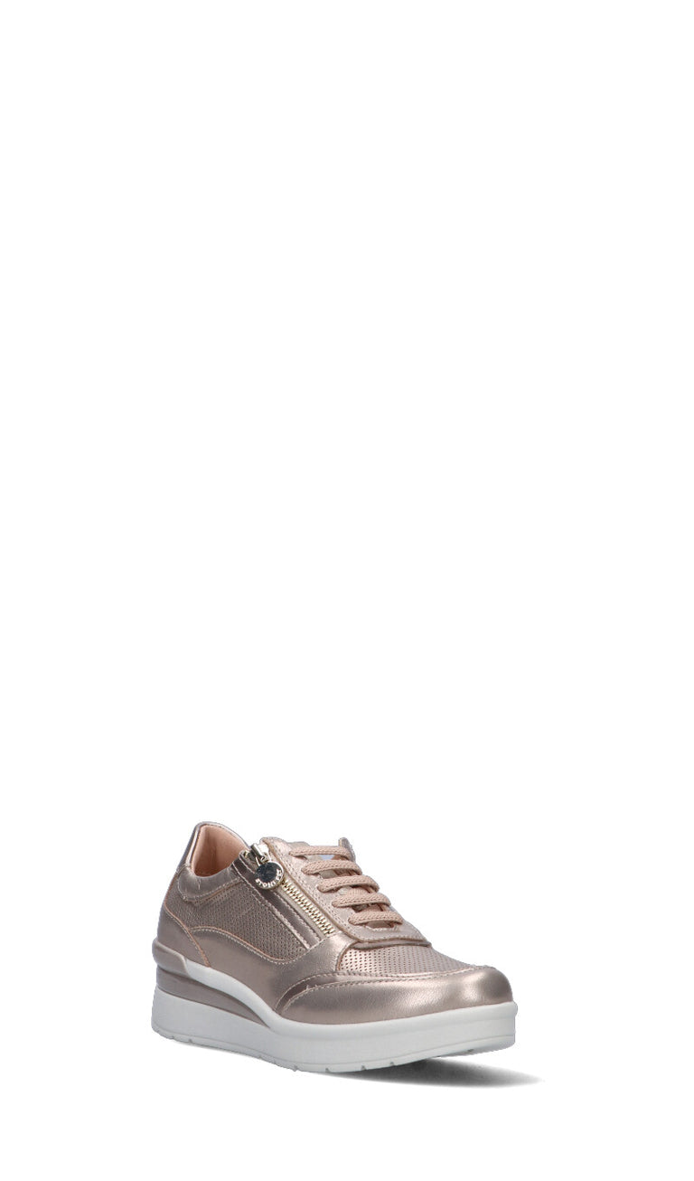 STONEFLY Sneaker donna oro rosa in pelle