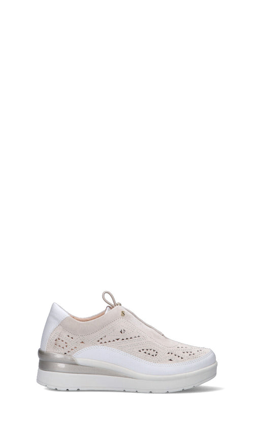 STONEFLY Sneaker donna bianca in suede