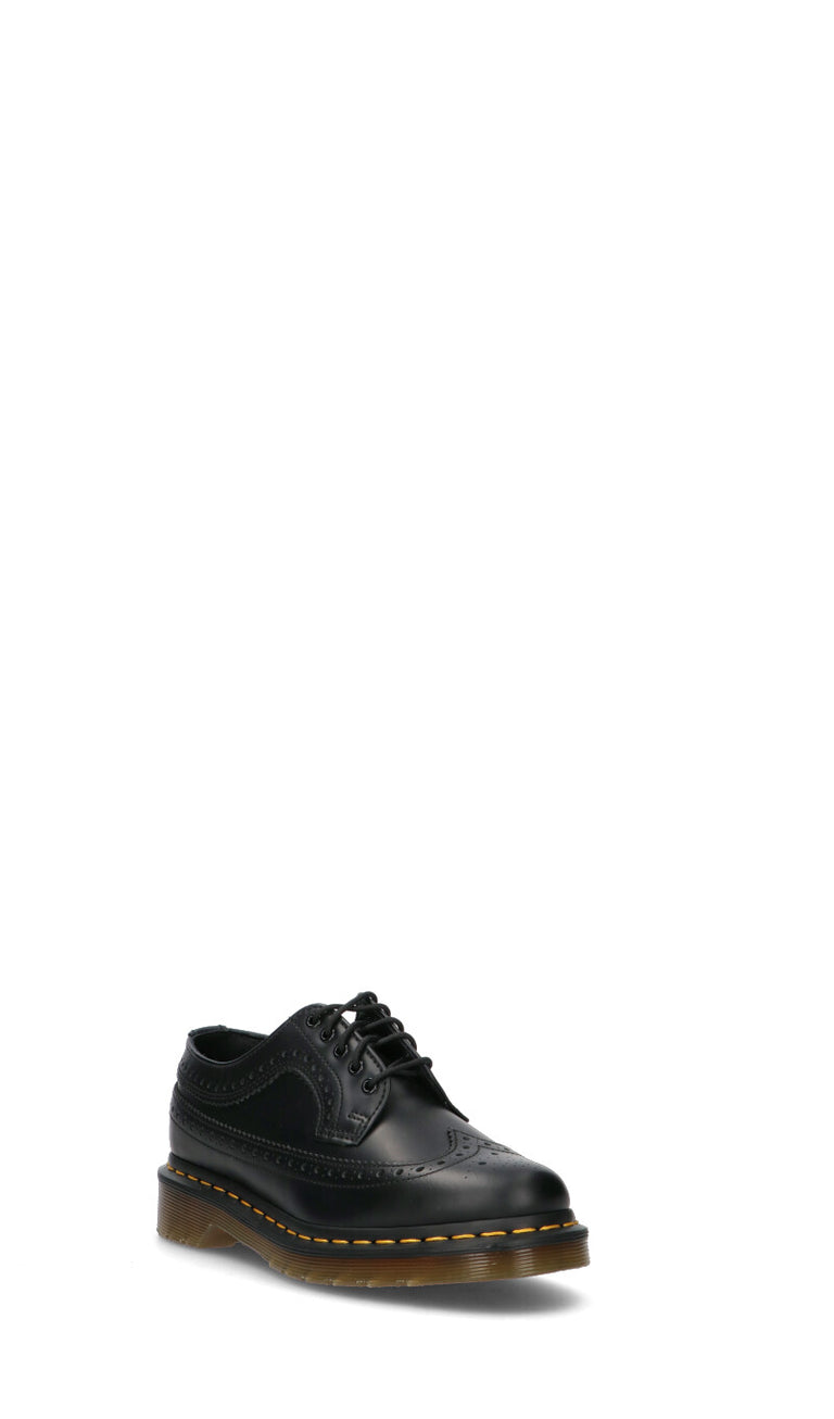 DR. MARTENS Stringata donna nera in pelle