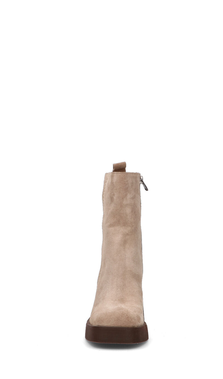 PIXY Tronchetto donna beige in suede