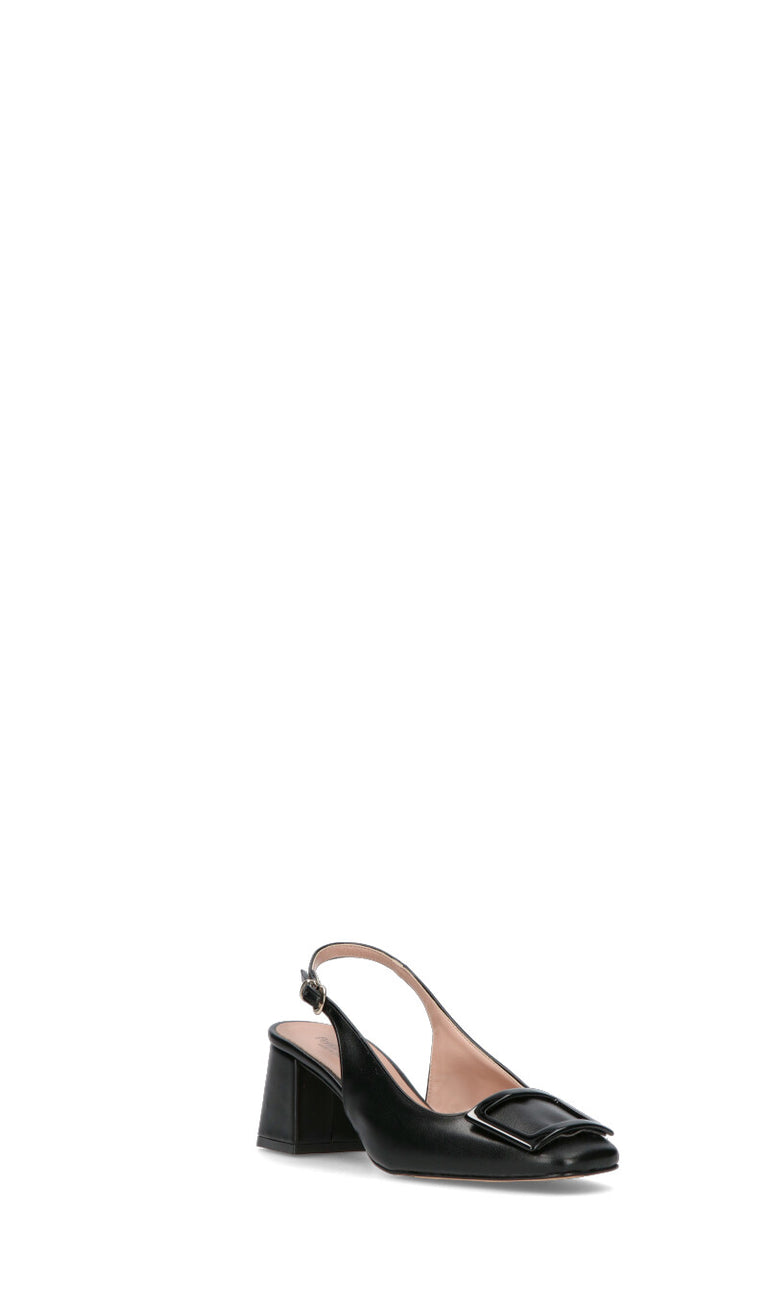 PERLAMARINA Slingback donna nera