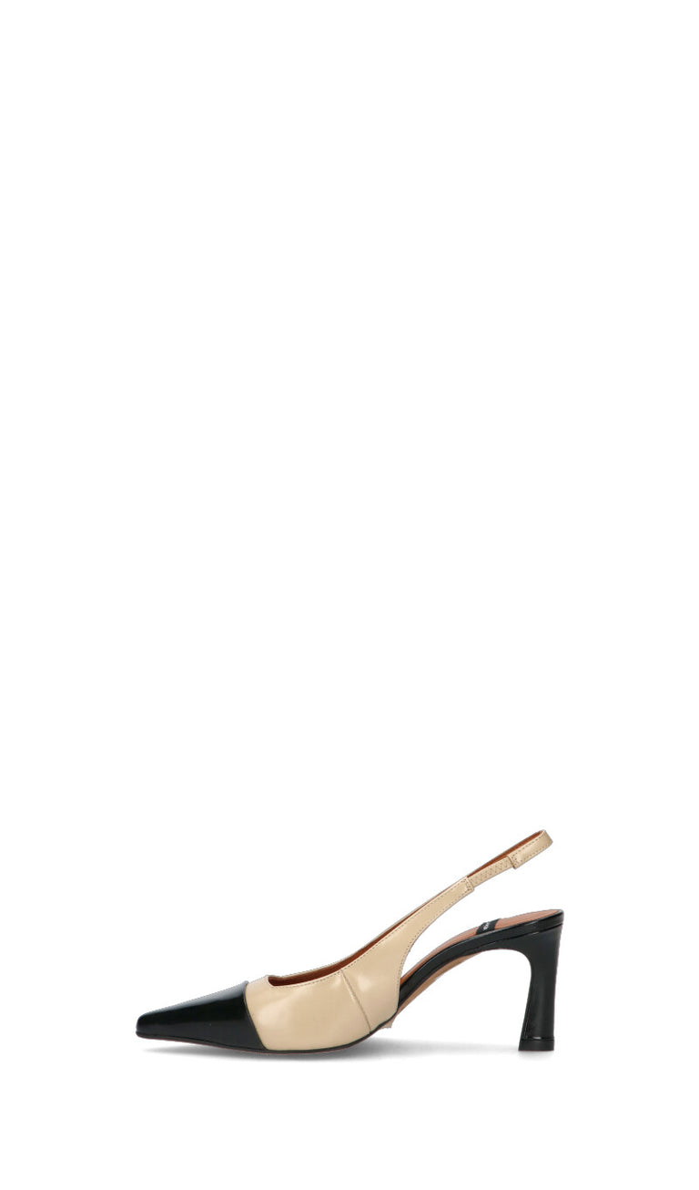 ANGEL ALARCON Slingback donna nude/nero